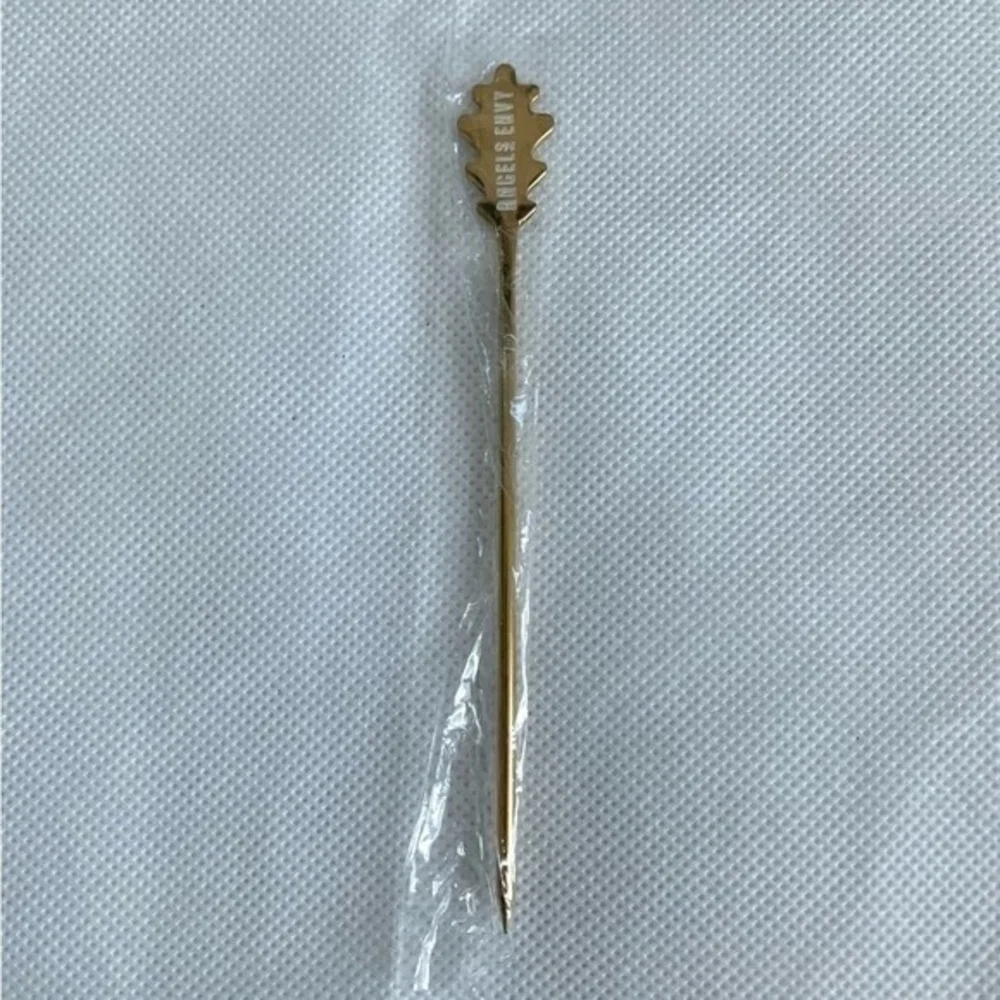 Lot of 6 Angels Envy Gold Martini Cocktail Picks Stainless Steel Stirrer New
